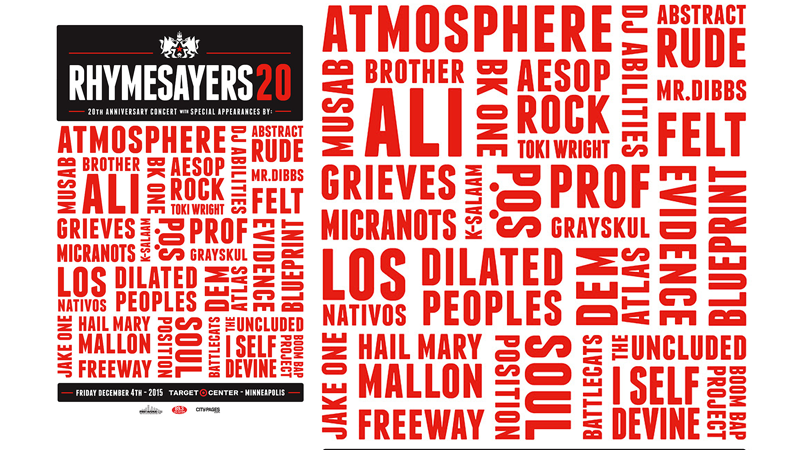 [Event] Rhymesayers 20th Anniversary Concert