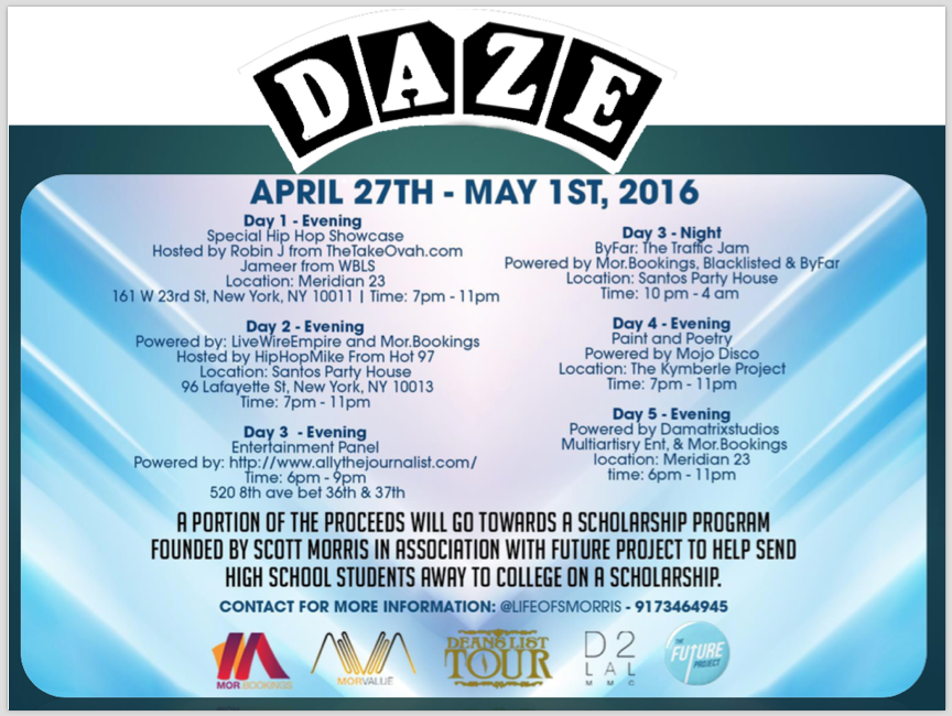 Don't Miss 'DAZE' - A 5-Day Music Summit in NYC