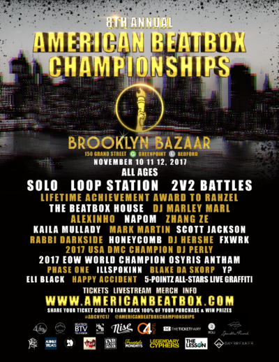 The 8th Annual American Beatbox Championships NYC