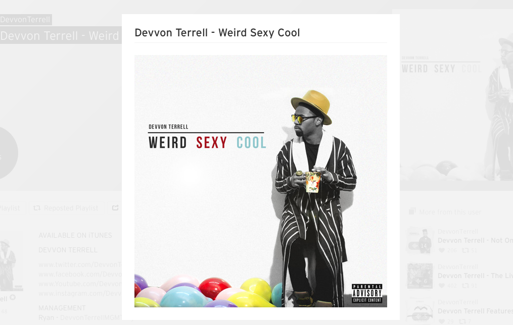 [Album Review] 'Weird Sexy Cool' - Devvon Terrell